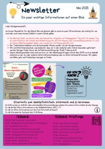 Newsletter Mai 2025